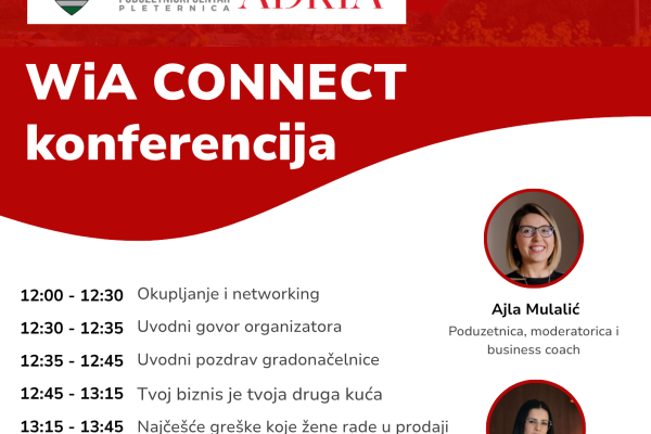 Konferencija za poduzetnice u Pleternici WiA Connect