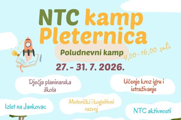 NTC poludnevni kamp u Pleternici
