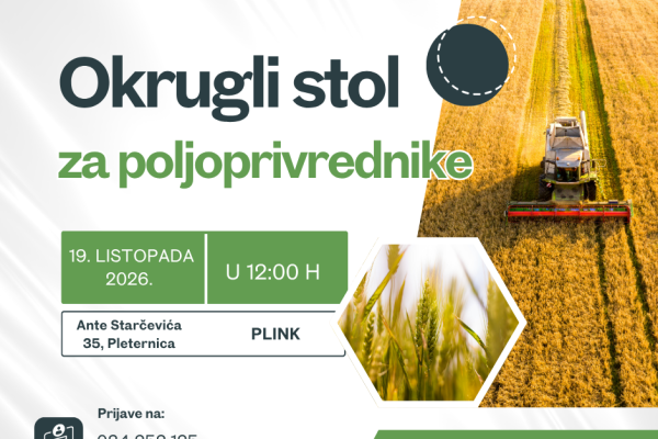 OKRUGLI STOL ZA POLJOPRIVREDNIKE